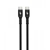 Tb Print USB TB spausdinimo kabelis USB-C – USB-C 2 m juodas (AKTBXKUCC2SI20B)