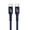 TB Print Kabelis USB C - USB C 50cm silikon juoda 2.0