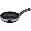 13572 Tefal D52602 Resist keptuvės 20cm su veidrodžio efektu, juodos