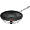 Tefal Wok keptuvė E31019, 28cm, nerūdijantis plienas, titano neprideganti danga, indukcinė, Thermo-Signal