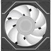 Thermaltake kompiuterio aušinimo ventiliatorius SWAFAN 120 EX INFINITY ARGB Sync CL-F264-PL12SW-A, 120mm, 124mm, juodas, 1 vnt.