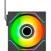 Thermaltake kompiuterio aušinimo ventiliatorius SWAFAN 120 EX INFINITY ARGB Sync CL-F264-PL12SW-A, 120mm, 124mm, juodas, 1 vnt.