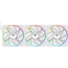 140mm Thermaltake TS140 EX RGB Baltas 3Pack Fan Baltas