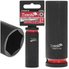 Tvardy Ilgas smūginis antgalis 1/2'' 6-kampis 19mm CR-MO (6/72)