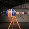 Zuru Insanity Motorized Dart Storm Blaster 36918, 27m, 200 šūviai, 2 vamzdžiai, 2 būgnai, 4 dėtuvės, stovas, 8+ metai