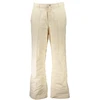 Kelnės GUESS JEANS W3BB27WFPMB_BEG1M5 (moterims), smėlio