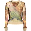 Megztinis DESIGUAL 26WWTK22ORCHIDS_BE6004 (moterims), smėlio