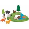 Dėlionė PlanToys rinkinys Gyvūnų rinkinys (PT6625)