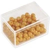 Dėlionė TimeTEX 100 Auksinių karoliukų - vienetukų, plastikinėje dėžutėje "Montessori Premium" (TT94419)
