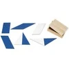 Dėlionė TimeTEX 12 Mėlynų trikampių rinkinys "Montessori Premium" (TT94266)