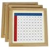 Dėlionė TimeTEX Daugybos užsiėmimų lentelės su mediniu rėmeliu "Montessori Premium"(TT94450)
