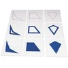 Dėlionė TimeTEX Geometrinių formų lentelės "Montessori Premium" (TT94262)