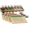 Dėlionė TimeTEX Ilgoji Dalyba, pilnas rinkinys "Montessori Premium" (TT94471)
