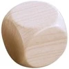 Dėlionė TimeTEX Mediniai kauliukai be ženklų, 30 mm, 10 vnt. maišelyje (TT93505)