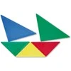 Dėlionė TimeTEX Plastikinis tangram rinkinys dėžutėje, 28 vnt. (TT93870)