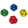 Dėlionė TimeTEX "Joker" kauliukų rinkinys 0-10, 4 vnt., 21 mm (TT93592)
