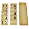 Dėlionė TimeTEX Seguin Lentelės I, 11-19 "Montessori Premium" (TT94423)
