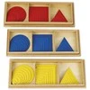Dėlionė TimeTEX Skrituliai, Trikampiai, Kvadratai "Montessori Premium" (TT94236)