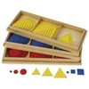 Dėlionė TimeTEX Skrituliai, Trikampiai, Kvadratai "Montessori Premium" (TT94236)