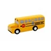 PlanToys žaislas - medinė mašinėlė Mokyklinis autobusas (PT6049)