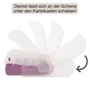 Timetex A8 plastikinė mokymosi dėžutė su 100 mokymosi kortelių (TT9366x)