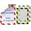 TimeTEX Magnetinių įmaučių A4 (kišenių) su Signaliniais rėmeliais rinkinys, 3 vnt. (TT64341)