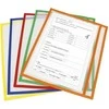 TimeTEX Mokymosi ir susidėjimo A4 įmautės su spalvotais kraštais, šoninis įdėjimas, 10 vnt. (TT64334)