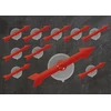 TimeTEX Rodyklė su vakuminiu lipduku, 10 vnt., 10 cm (TT92999)