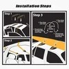 Universali minkšta automobilio stogo bagažinė SOFT ROOF RACK , 86 x 12 x 8 cm