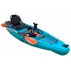 Vienvietė modulinė žvejybinė baidarė AMBER KORA 10.8, Flap pedal, 330 x 88 x 31 cm, Juodas Teal, HDPE (Nemokamas pristatymas)