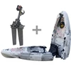Vienvietė modulinė žvejybinė baidarė AMBER KORA 10.8, Flap pedal, 330 x 88 x 31 cm, Winter Camo, HDPE (Nemokamas pristatymas)