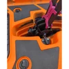Orange Oranžinis Vienvietė modulinė žvejybinė baidarė AMBER KORA 10.8, Flap pedal, 330 x 88 x 31 cm, Juodas Oranžinis, HDPE (Nemokamas pristatymas) (Nemokamas pristatymas)