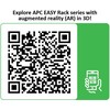Schneider Electric Apc Easy Rack 800mm/42U/1200mm su stogu, šoniniu skydeliu, ratukais, kojomis ir 4 laikikliais, be dugno, juodas