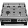 Viryklė BEKO Cooker FBMA62330TXDSN, Plotis 60 cm, A, Gas/Electric, LED screen