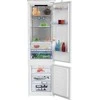 BEKO BCNA306E5ZSN įmontuojamas šaldytuvas, 193,5 cm, D energijos klasė, HarvestFresh, Neo Frost, metalinė sienelė