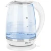 ECG Elektrinė virdulys RK 2020 Baltas Glass, 2 L, 360° base with power cord storage, Mėlyna backlight, 1850-2200 W