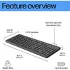 Hewlett Packard (HP) HP 225 Belaidė klaviatūra, spill resistant - Juodas - US ENG
