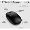 Hewlett Packard (HP) HP 245 Wireless Bluetooth Pelė – Juodas, Left handed