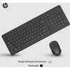 Klaviatūra Hewlett Packard (HP) HP 330 belaidės pelės ir klaviatūros rinkinys – juodas – JAV anglų kalba