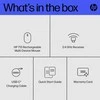 Hewlett Packard (HP) HP 715 Belaidė „Bluetooth“ pelė – daugiafunkcinė, programuojama, 4 krypčių slinkties, įkraunama – juoda