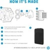 Hewlett Packard (HP) HP Business 14.1 Nešiojamas kompiuteris Sleeve, RFID & Bluetooth tracker Pocket, Sanitizable - Juodas (Atnaujinta)