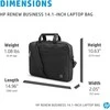 Hewlett Packard (HP) HP Business 14.1 Slim Top Load, RFID &amp; Bluetooth tracker Pocket, Cable pass-through, Sanitizable - Juodas (Atnaujinta)