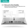 Hewlett Packard (HP) RENEW GOLD HP 724pf Series 7 Pro FHD Monitorius - 23.8" 1920x1080 FHD 300-nit 100Hz AG, IPS, HDMI/DisplayPort/DisplayPort-out, 4x USB-A, No, height adjustable/tilt/swivel/pivot, 1 metai (replaces Z24f G3) (Atnaujinta)