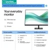 Hewlett Packard (HP) RENEW Sidabrinis HP 327pf Series 3 Pro FHD Monitorius - 27" 1920x1080 FHD 250-nit 100Hz AG, IPS, HDMI/VGA/DisplayPort, tilt, 1 metai (Atnaujinta)