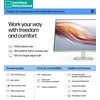 Hewlett Packard (HP) RENEW Sidabrinis HP 524sh Series 5 FHD Monitorius - 23.8" 1920x1080 FHD 300-nit 100Hz AG, IPS, HDMI/VGA, height adjustable/tilt, 1 metai (Atnaujinta)