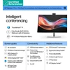 Hewlett Packard (HP) RENEW Sidabrinis HP 727pm Series 7 Pro 4K Conferencing Monitorius - 27" 3840x2160 UHD 400-nit 60Hz AG, IPS Juodas HDR 400, USB-C(100W/15W)/HDMI/DP Daisy-Chain, 5x USB-A, speakers, 5MP webcam, RJ-45 LAN, height adjustable/tilt/swivel/pivot, 1 metai
