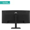 Hewlett Packard (HP) RENEW Sidabrinis HP P34hc G4 Curved Charging Monitorius - 34" 3440x1440 WQHD 250-nit 100Hz AG, Curved, VA, USB-C(65W)/HDMI/DisplayPort, 4x USB-A, speakers, height adjustable/tilt, 1 metai