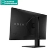 Hewlett Packard (HP) RENEW Sidabrinis HP OMEN 27 FHD Gaming Monitorius - 27" 1920x1080 FHD 400-nit 165Hz AG, IPS HDR 400, 2x HDMI/DisplayPort, height adjustable/tilt/pivot, 1 metai (Atnaujinta)