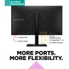 Hewlett Packard (HP) RENEW Sidabrinis HP OMEN 27q QHD Gaming Monitorius - 27" 2560x1440 QHD 400-nit 165Hz AG, IPS HDR 400, 2x HDMI/DisplayPort, height adjustable/tilt/pivot, 1 metai (Atnaujinta)