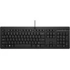 HP 125 G2 Klaviatūra su USB jungtimi su laidu, Sanitizable, Copilot Key - Juodas - US ENG